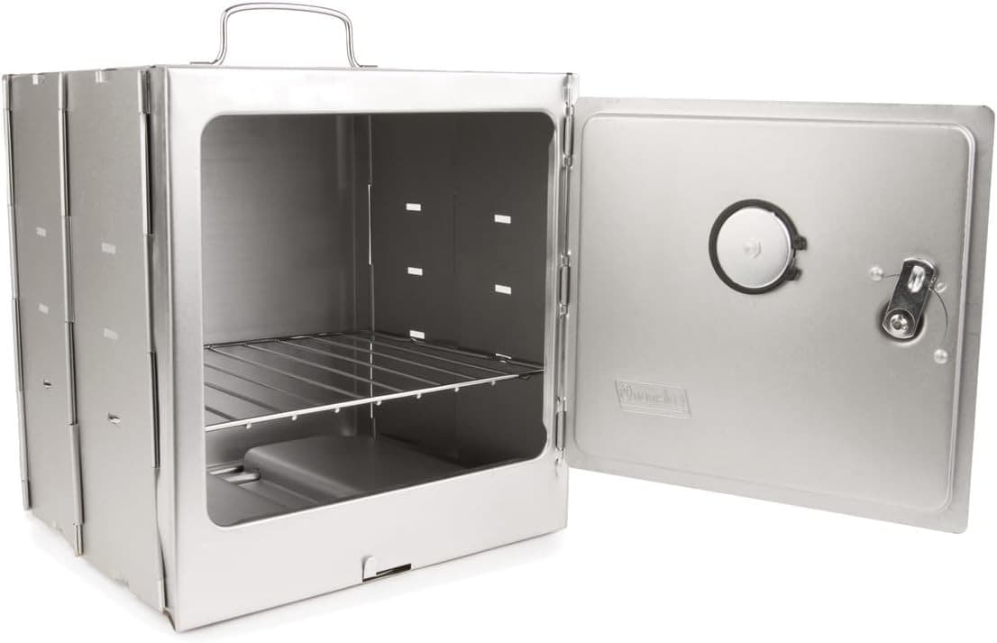 Portable Camping Oven Aluminum Foldable Stove Top Bakes & Roasts for Outdoors 3