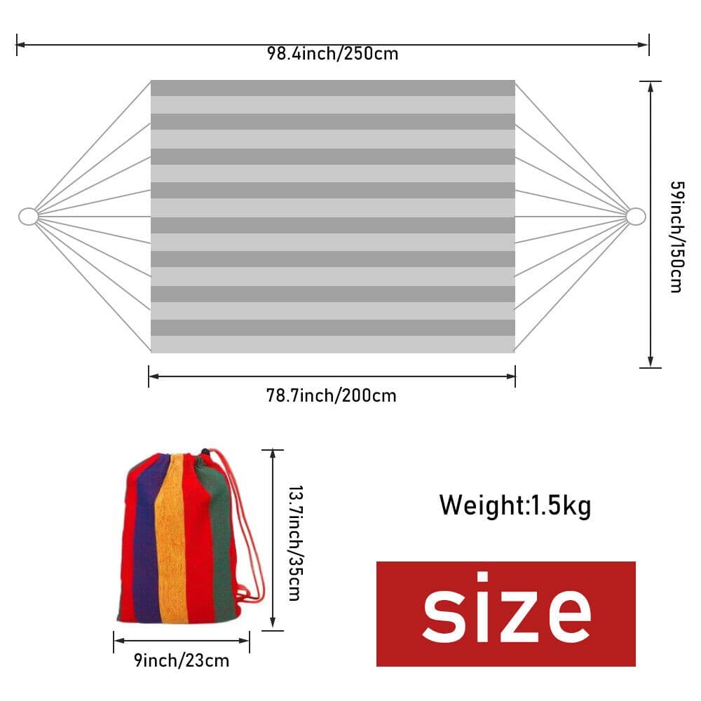 2Persona Hamaca Amacas De Patio Amaca Mexicanas Para Casa Patio Camping Mejicano 4