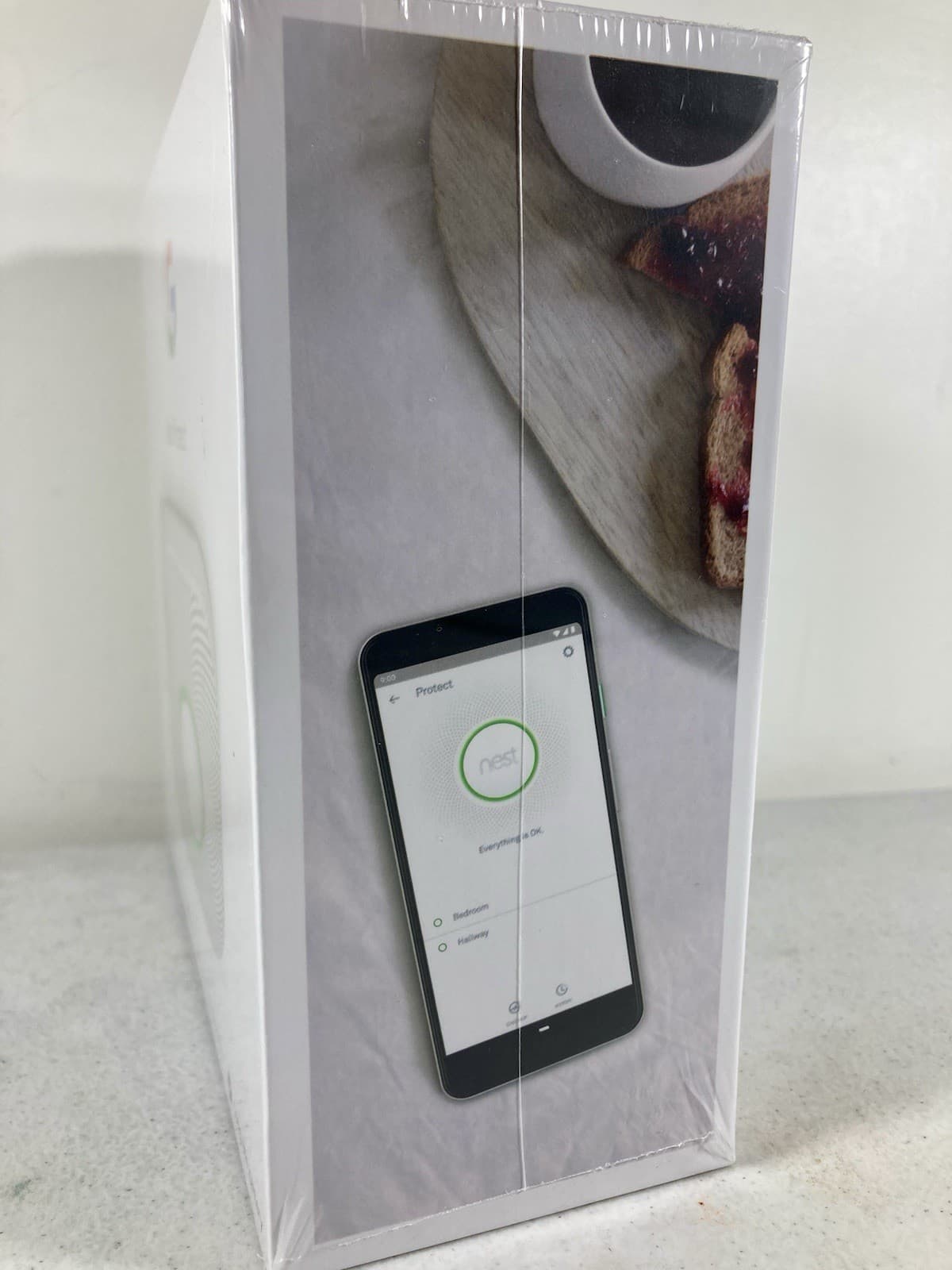 Google Nest Protect Smoke/Carbon Monoxide Alarm Detector White Battery BRAND NEW 3