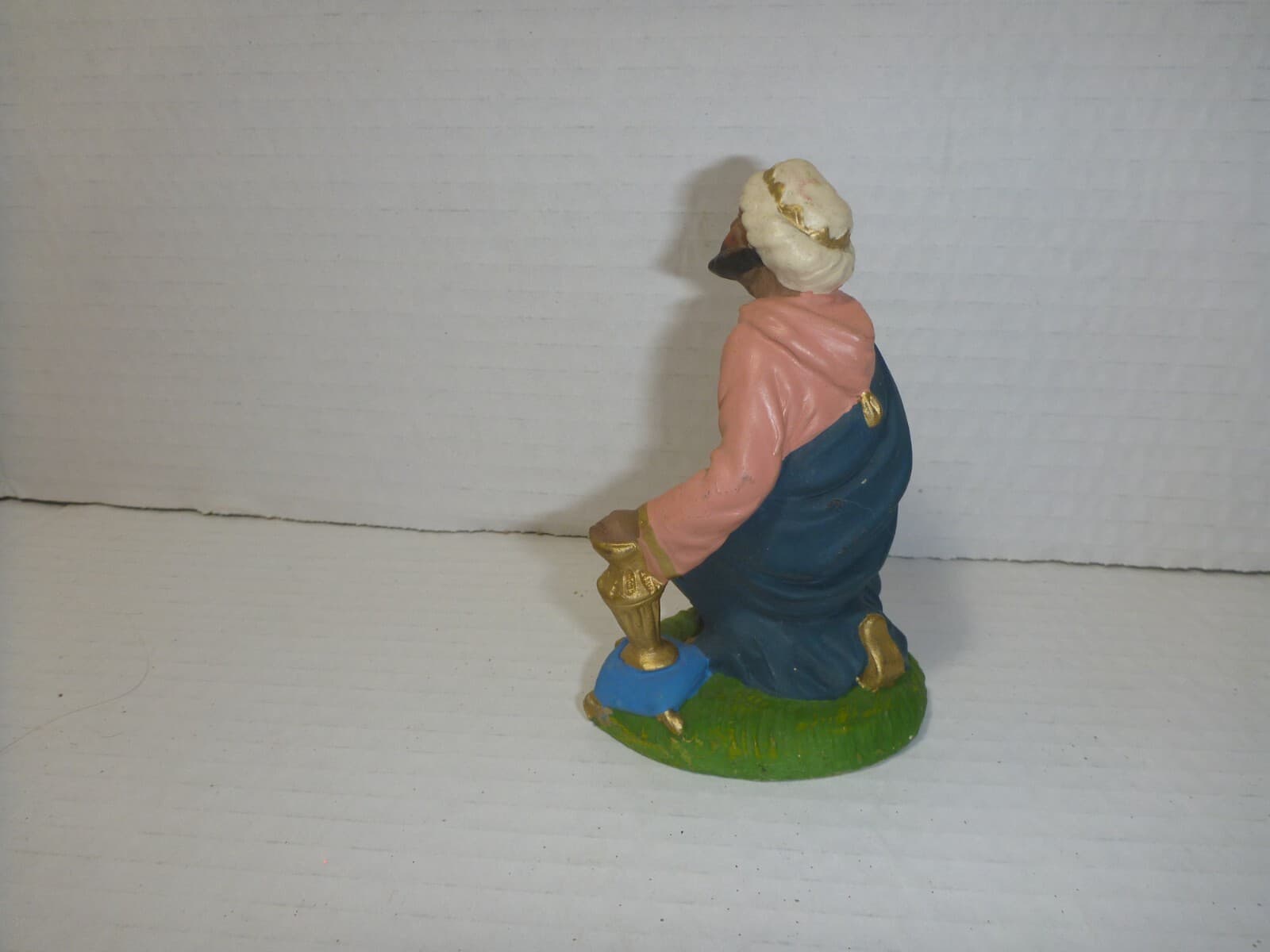 Vintage Italy Paper Mache Christmas Nativity Wise Men Man. 6