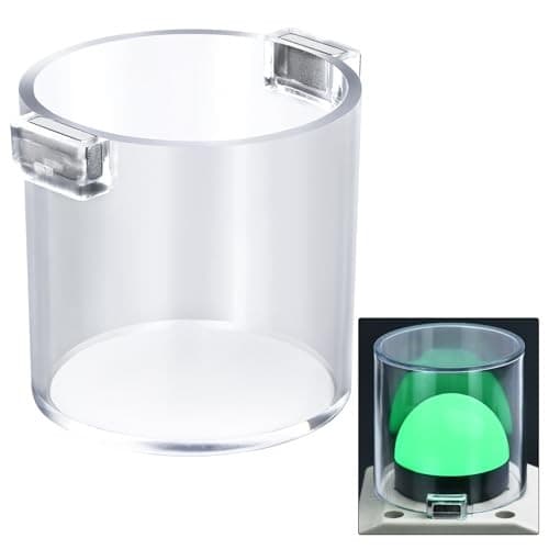 Strong Magnet Magnetic Push Button Switch Protective Cover 66*64mm Round Hole 2