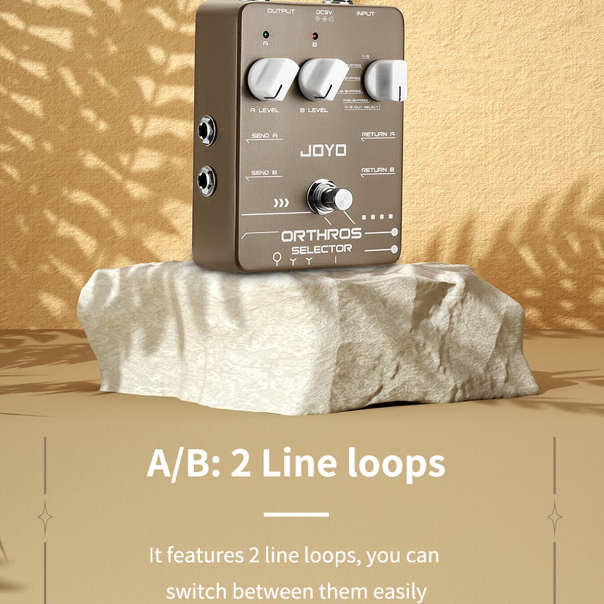 JOYO Loop Guitar Effect Pedal 6 Looping Modes 2 Line Loop Multiple Output Effect 6