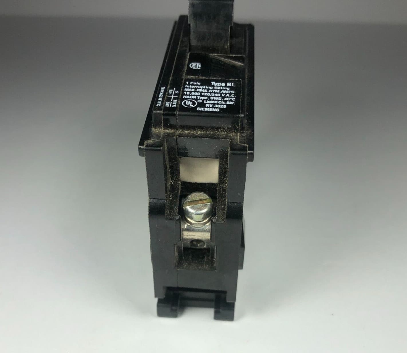 Siemens ITE Type BL Circuit Breaker 1 Pole 20 Amp 240V RV-3029 2