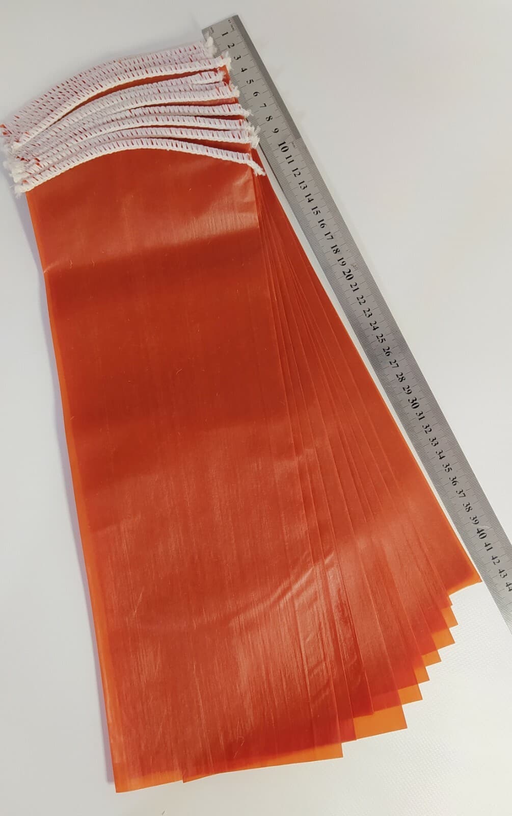 Large Sausage Casing 3.7"x16", Smoking color Fibrous, Pack of 14 pcs for 70 lbs. 5