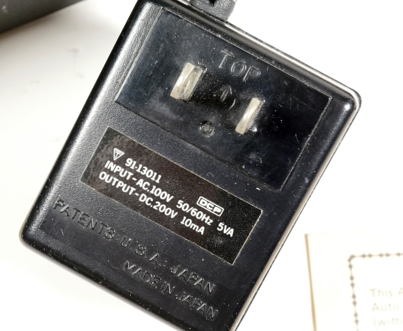 Olympus OM Electronic Flash AC Adapter 2  Pristine Condition! 3