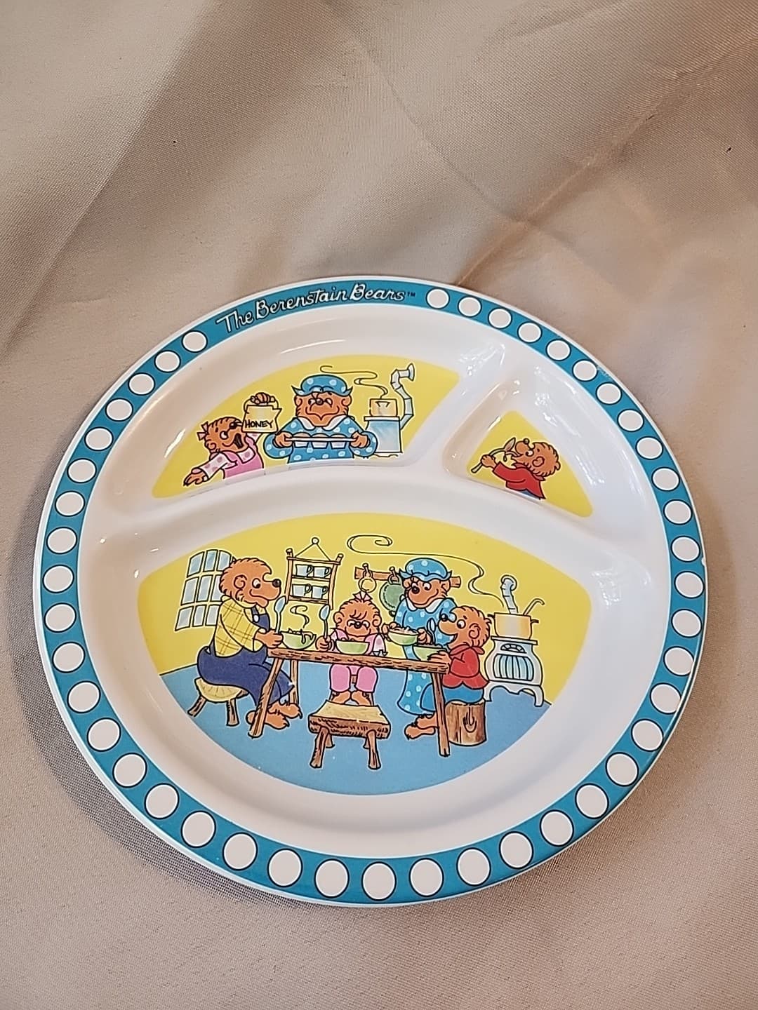 The Berenstain Bears Melamine Divided Plate