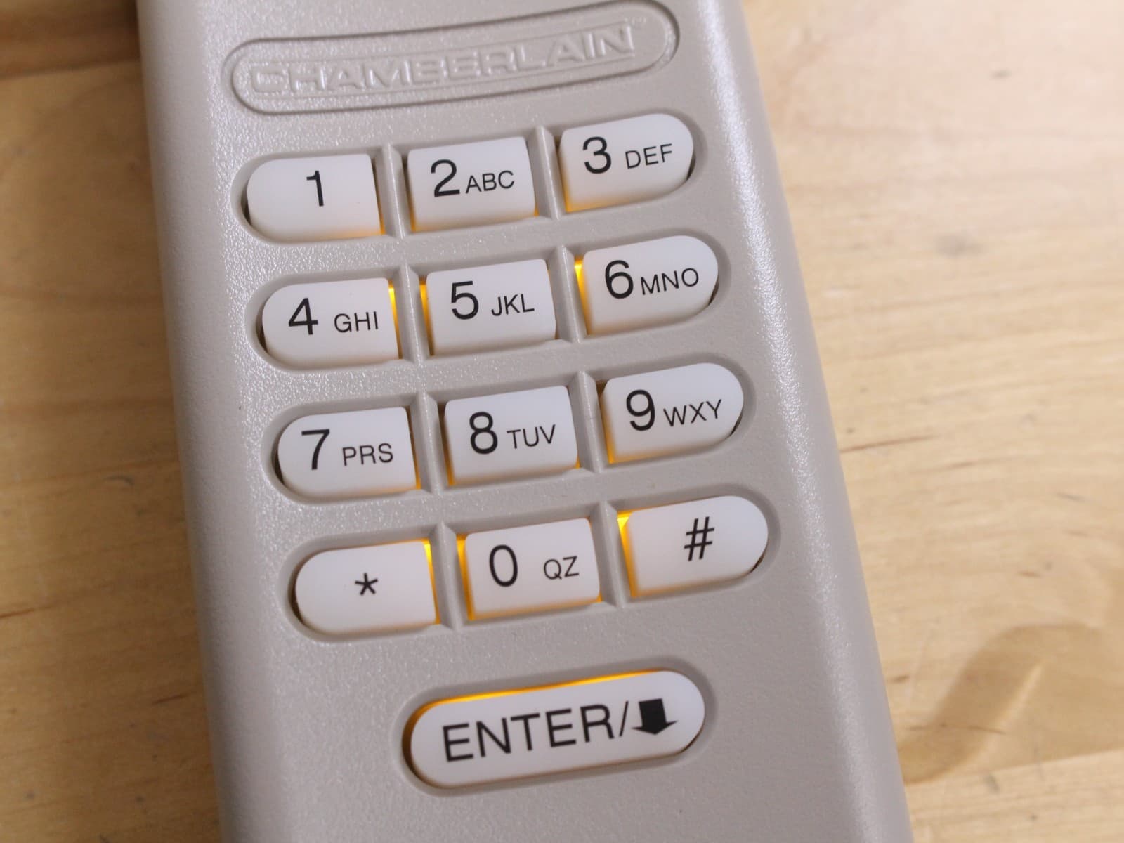 Chamberlain Wireless Keypad Model 940ESTD Exterior Wall Mounted 4