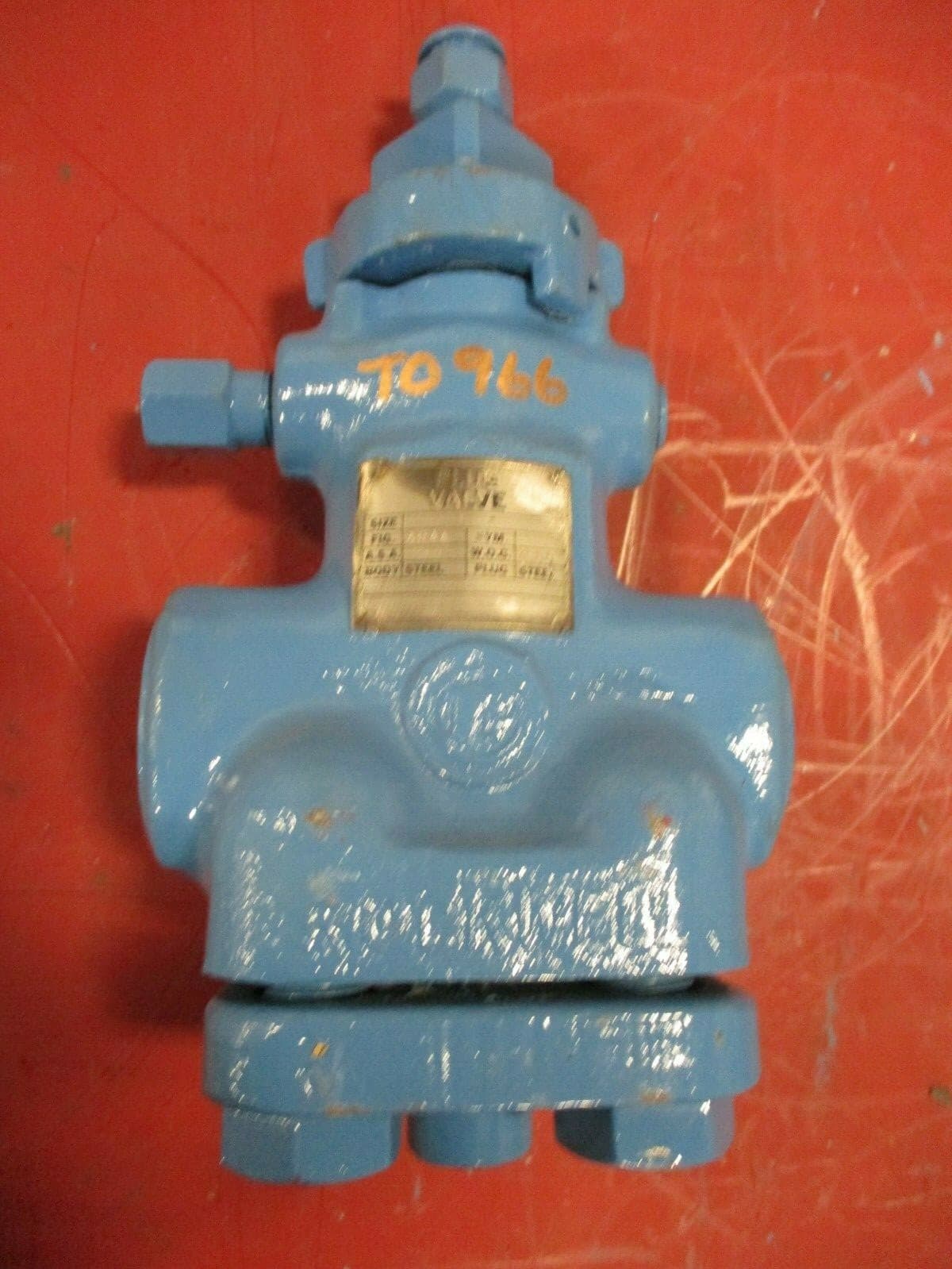 Lubricated Plug Valve ROCKWELL HyperSeal Model 3044 1" Class 1500 Female Thread