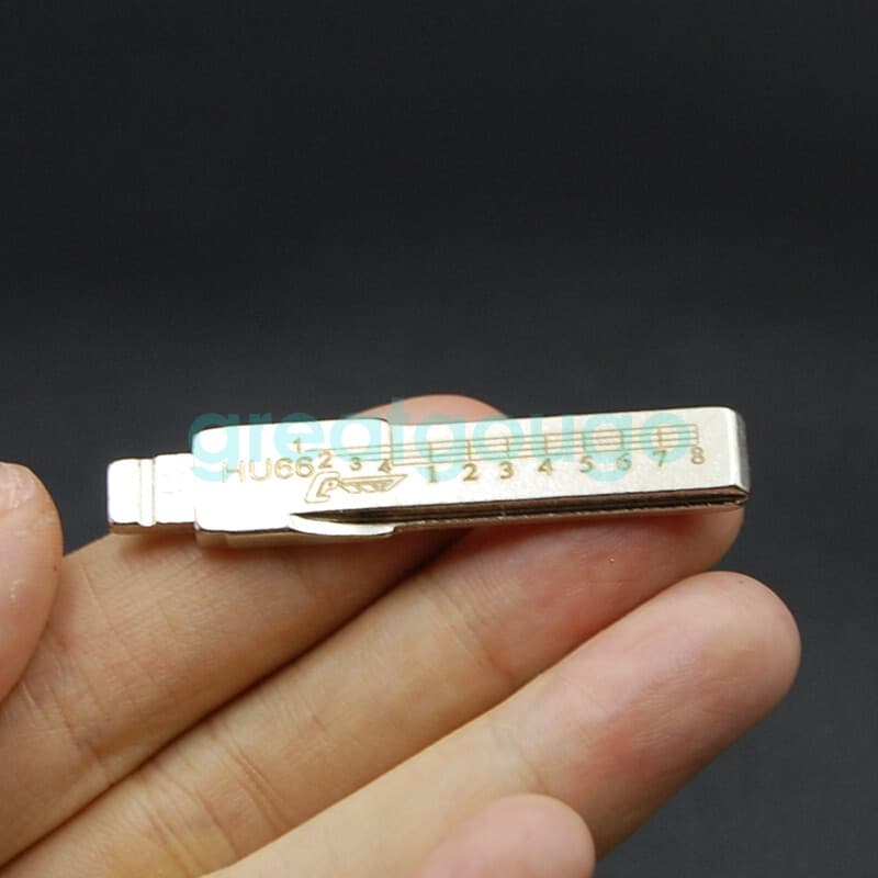 10PCS 31# Blank Key HU66 For Volkswagen Audi Skoda Bugatti Lamborghini Cayenne 5