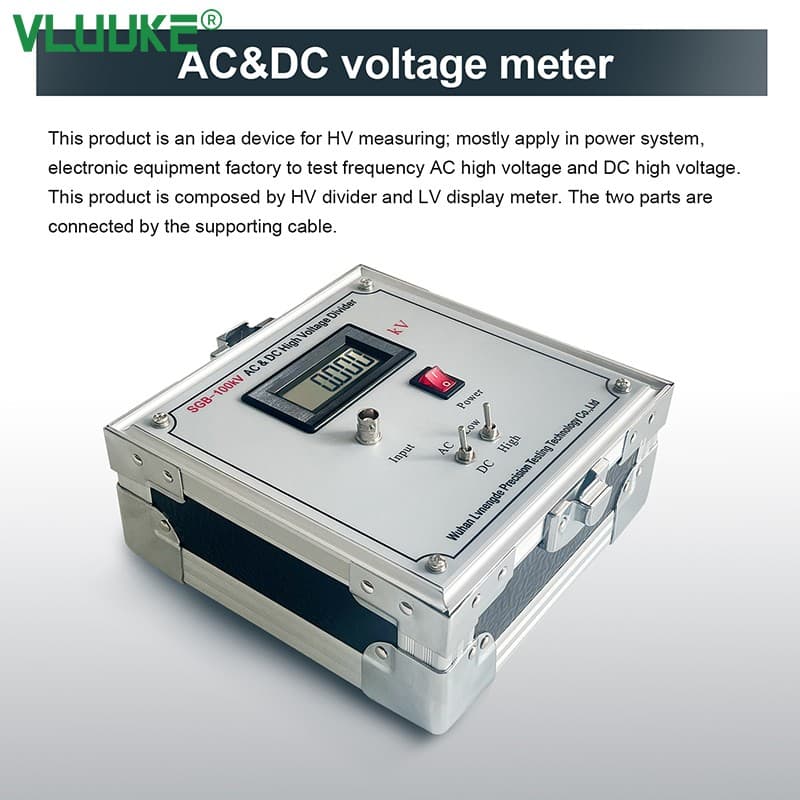 AC&DC Digital Voltage Meter HV Divider LV Display Meter AC DC High Voltage Meter 3