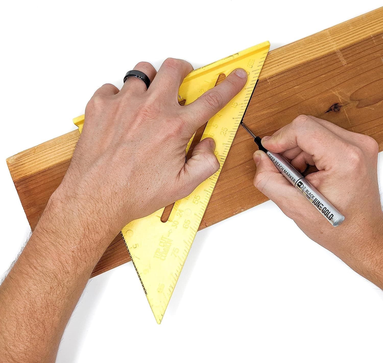 2 Black Deep Reach Markers, 2 Ink Refill Bottles, 2 Tip Replacements, 30 mm Reac 5