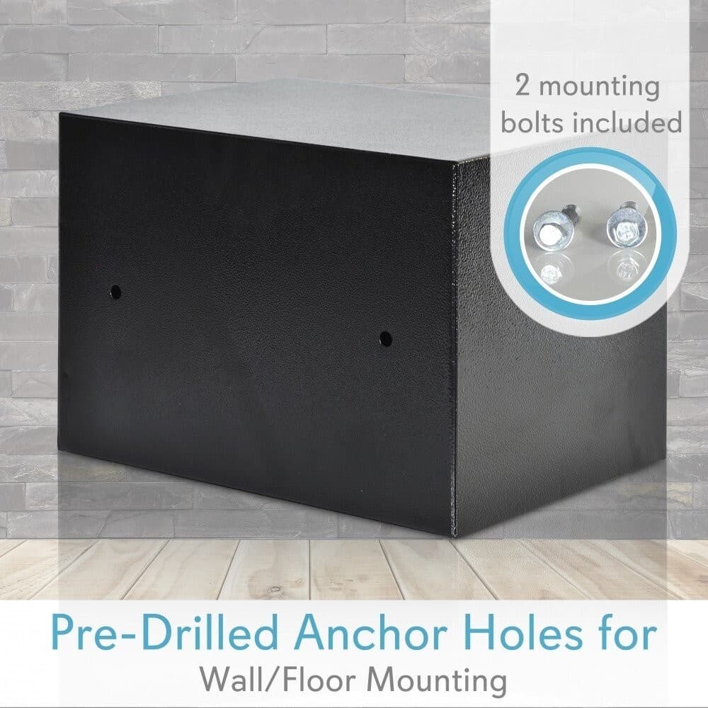 SereneLife Fireproof Lock Box, Fireproof Box, Safe, Safes, Safe Box, Safes 6