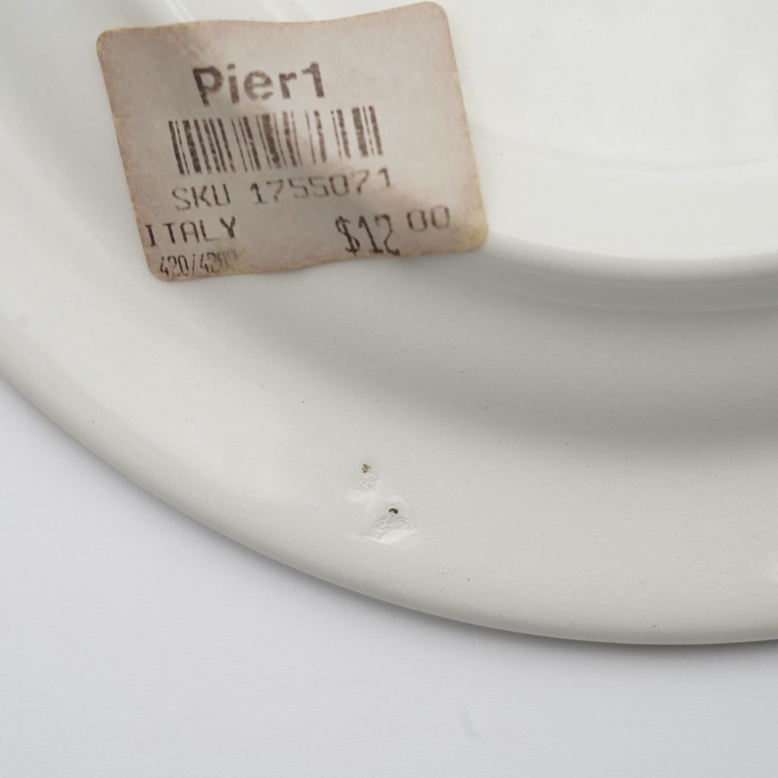 Pier 1 Mosaic Fruit Dinner Plate, Salad Plate, Soup Bowl, Cup & Saucer *PICK* 2