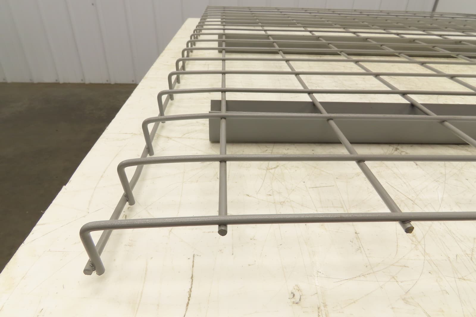 New Pallet Rack Wire Deck 44x46" Waterfall 3 Step Channel Racking 2500lb Mesh 3