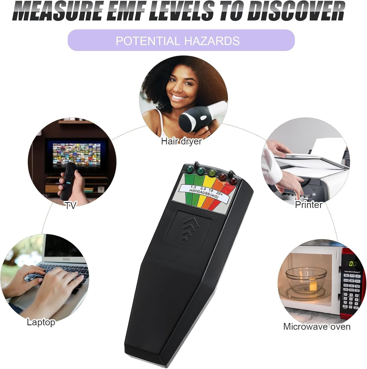 7 Pcs Ghost Hunting Equipment Kit 1 Electromagnetic Paranormal Radiation Detecto 6