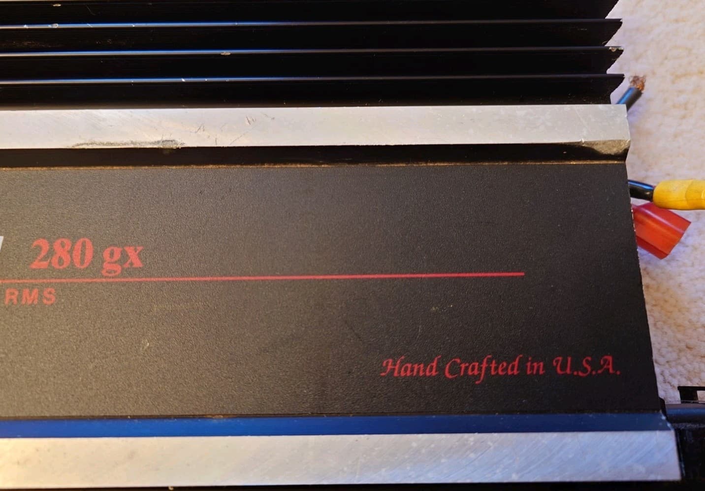 Orion 280gx Amp UNTESTED VTG 1980s Radwood Amplifier 280 GX 160 Watts RMS 2 CHN 5