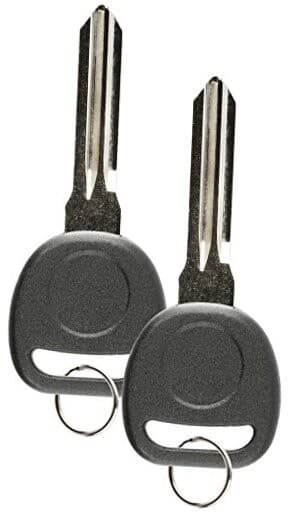 Replacement Ignition Transponder Uncut Key Compatible with ID 46 Set of 2