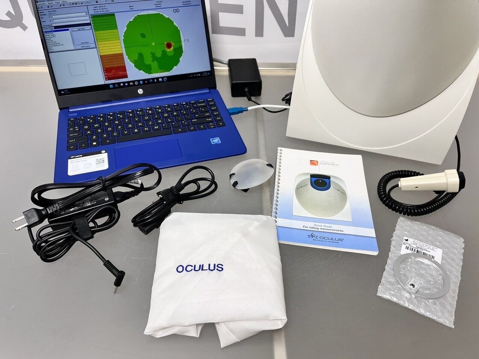 Oculus Easyfield Perimeter Visual Field Tester w/ HP Laptop 2