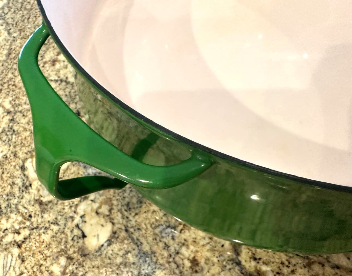 VTG Dansk bright green Enamel Cast Iron 8 QT Dutch Oven 3