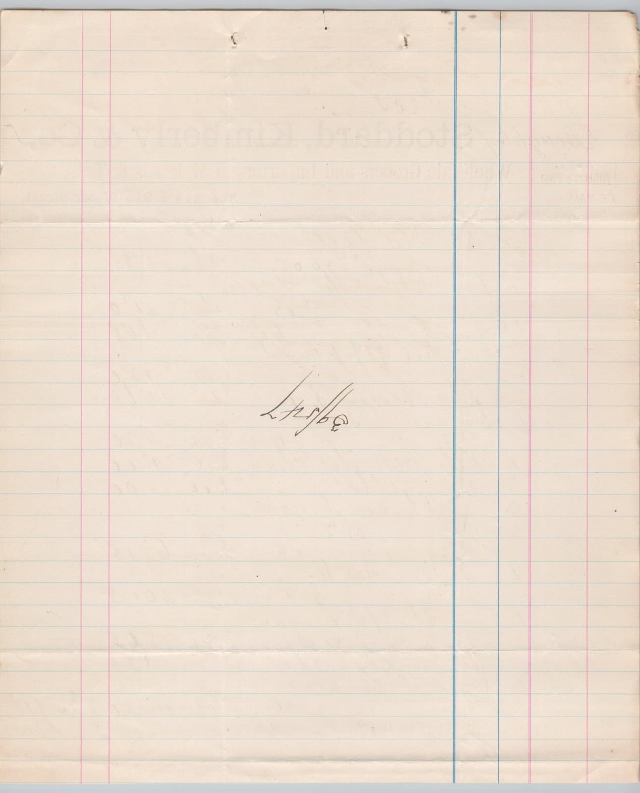 1889 Stoddard Kimberly & Co Grocers Importers of Molasses & Teas New Haven CT 2