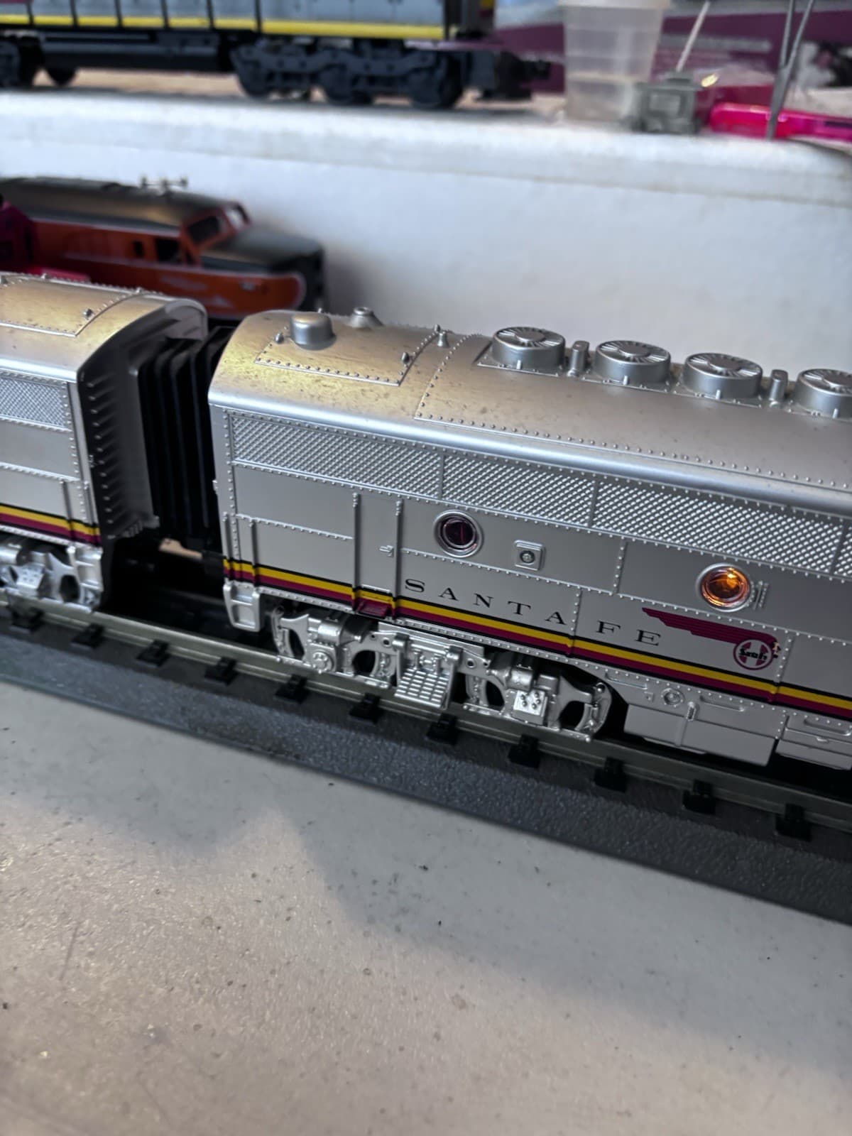 Rail King MTH Santa Fe F-3 ABA Diesel Set Proto Sound 4