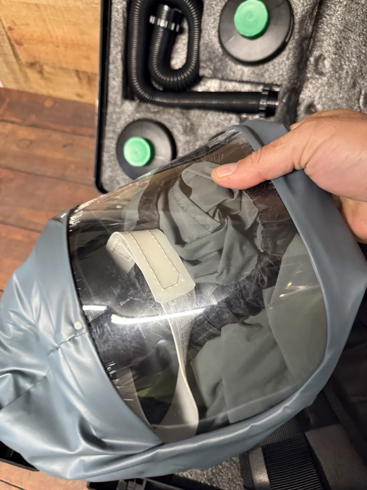 PAPR Respirator Kit PRF-103R with Hood & Filters - Powered Air Purifier 3