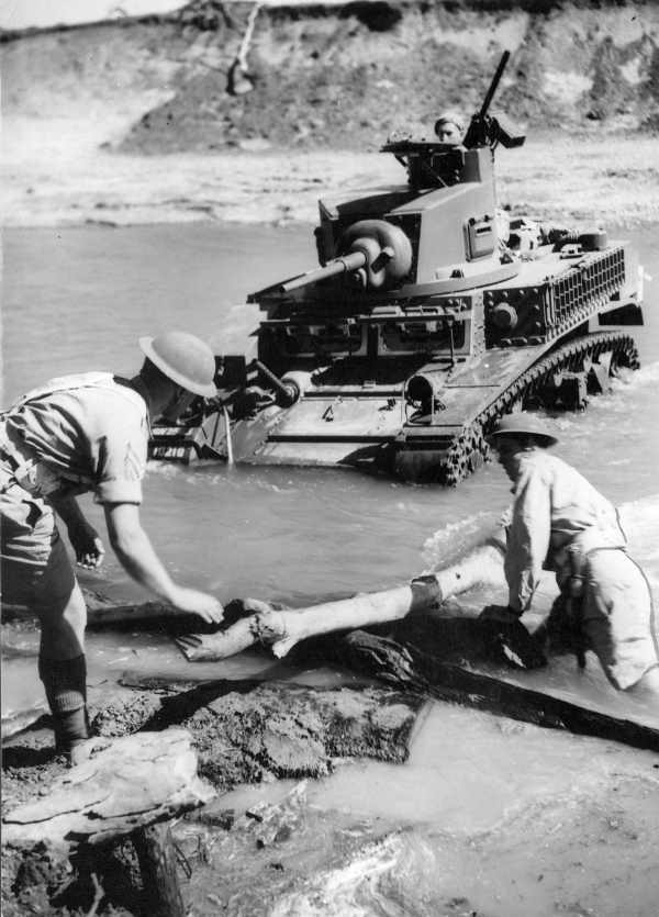 WW2  Photo Australian M3 Stuart Tank Australia WWII World War Two ANZAC 