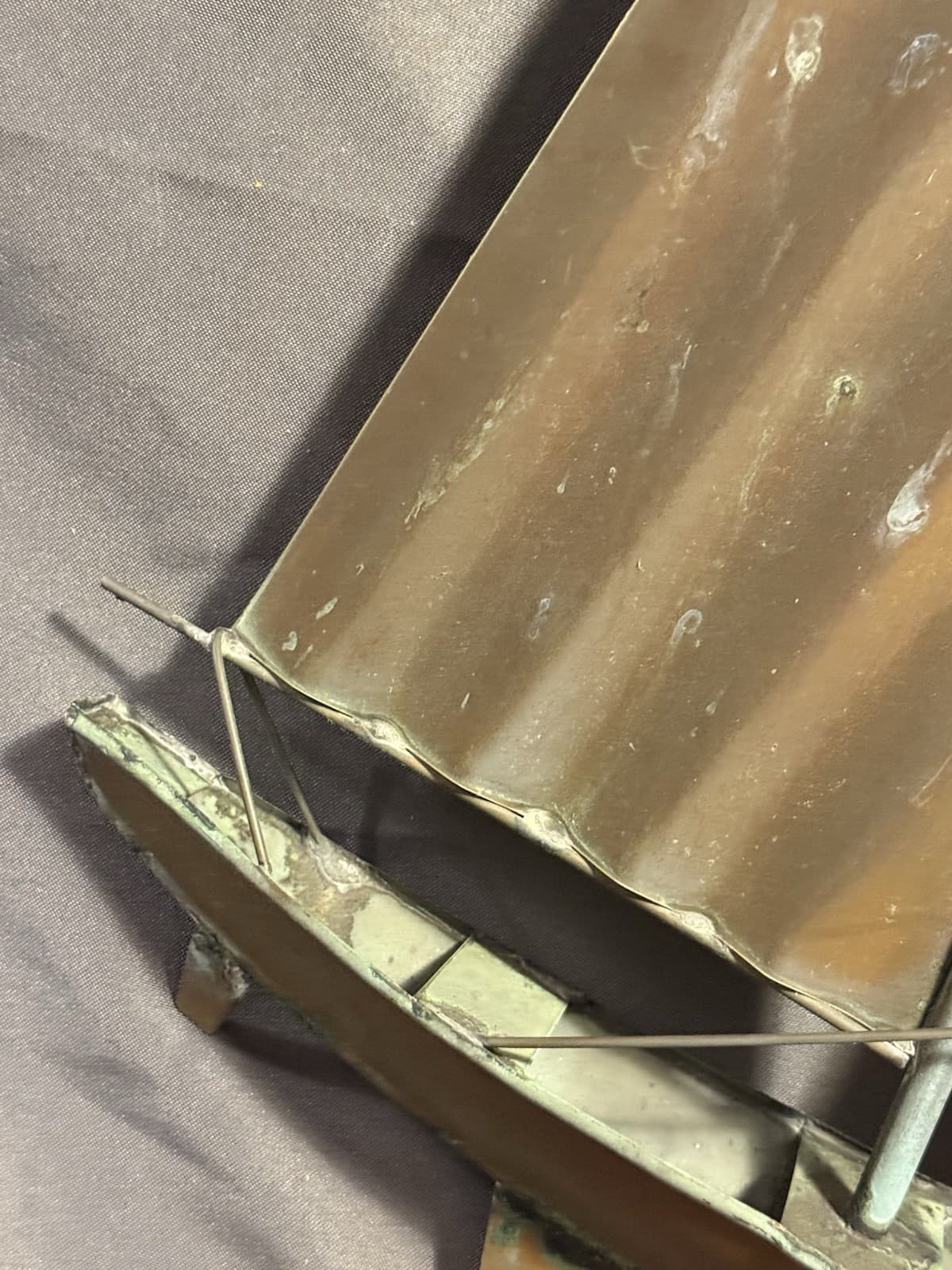 Vintage Copper Sailboat Nautical Weathervane architectural salvage 5