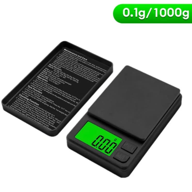 1pc Precision Pocket Scale 1000g x 0.01g Digital Mini Scale for Jewelry Food