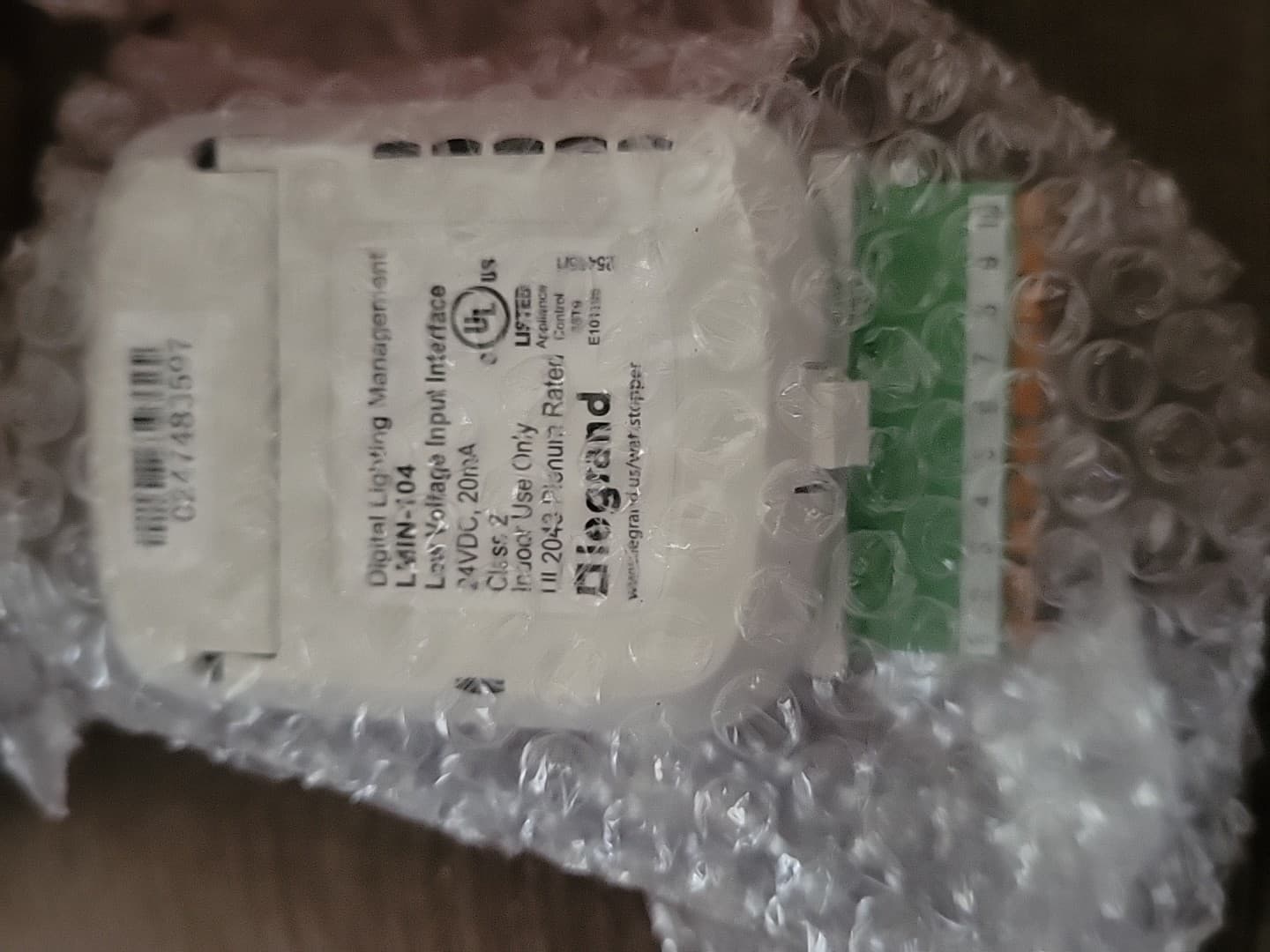 WattStopper LMIN-104 Low Voltage Interface 24VDC White, New In Box  6