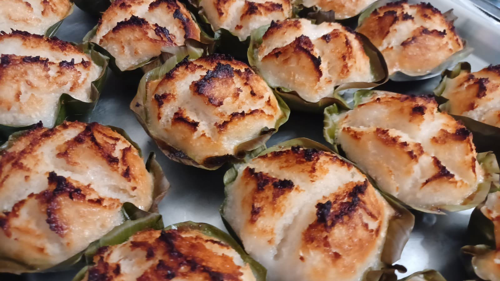 2  DOZEN RICE CAKE BIBINGKA BIGAS FRESHLY MADE PHILIPPINE DESSERT  2