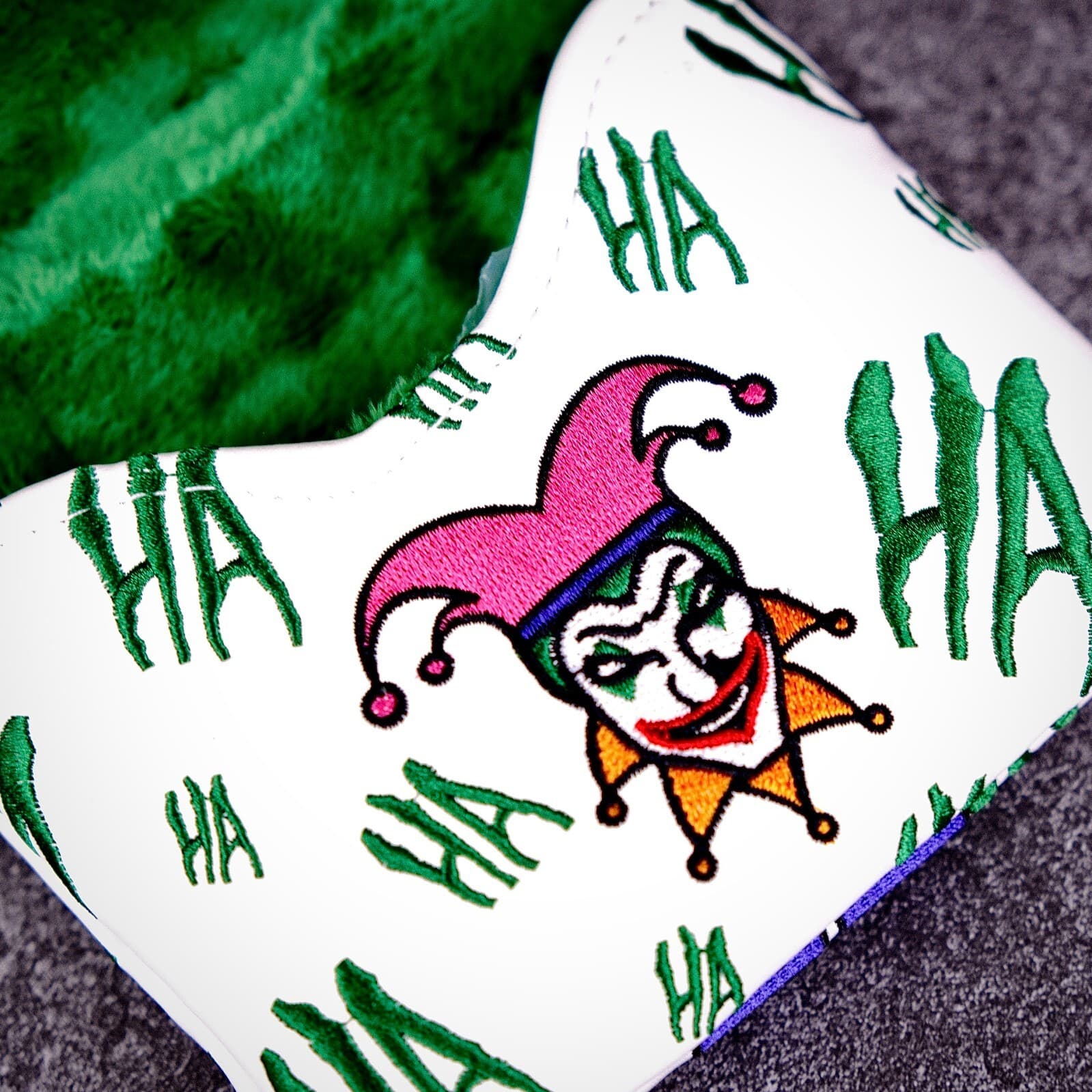 Magnetic Mini "Gotham" Joker Golf Mallet Putter Headcover Fit Taylormade Spider 4