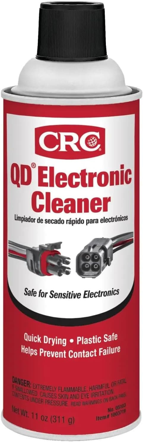CRC 05103 QD Electronic Quick Drying Formula Contact Cleaner 11 Oz. Pack of 6 6