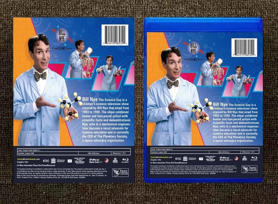 Bill Nye the Science Guy the complete series  100 episodes seasons 1-6 Blu-ray 2