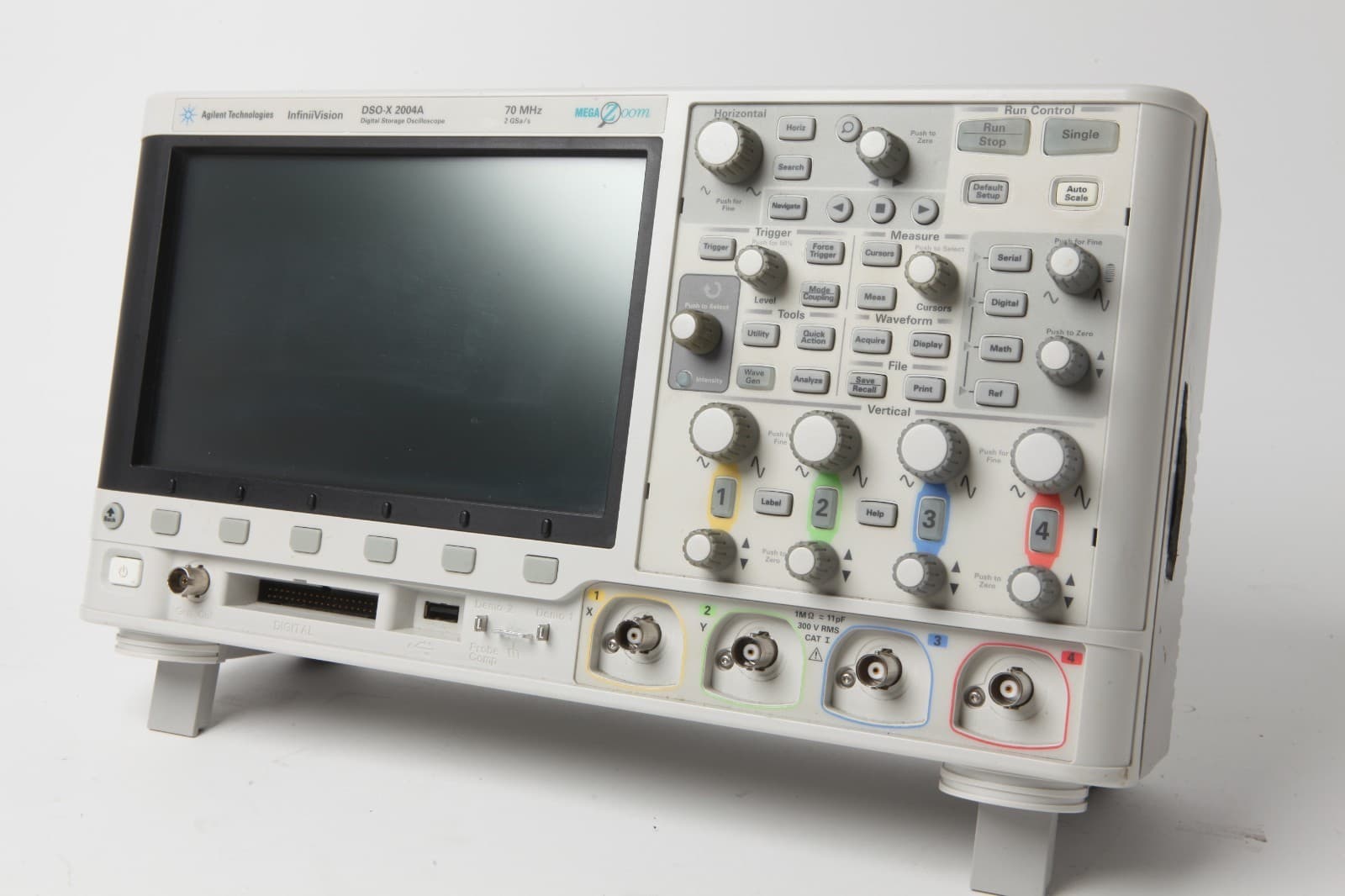 Agilent DSO-X 2004A 4 Channel Digital Oscilloscope 70MHz DVM WaveGen Tested #5