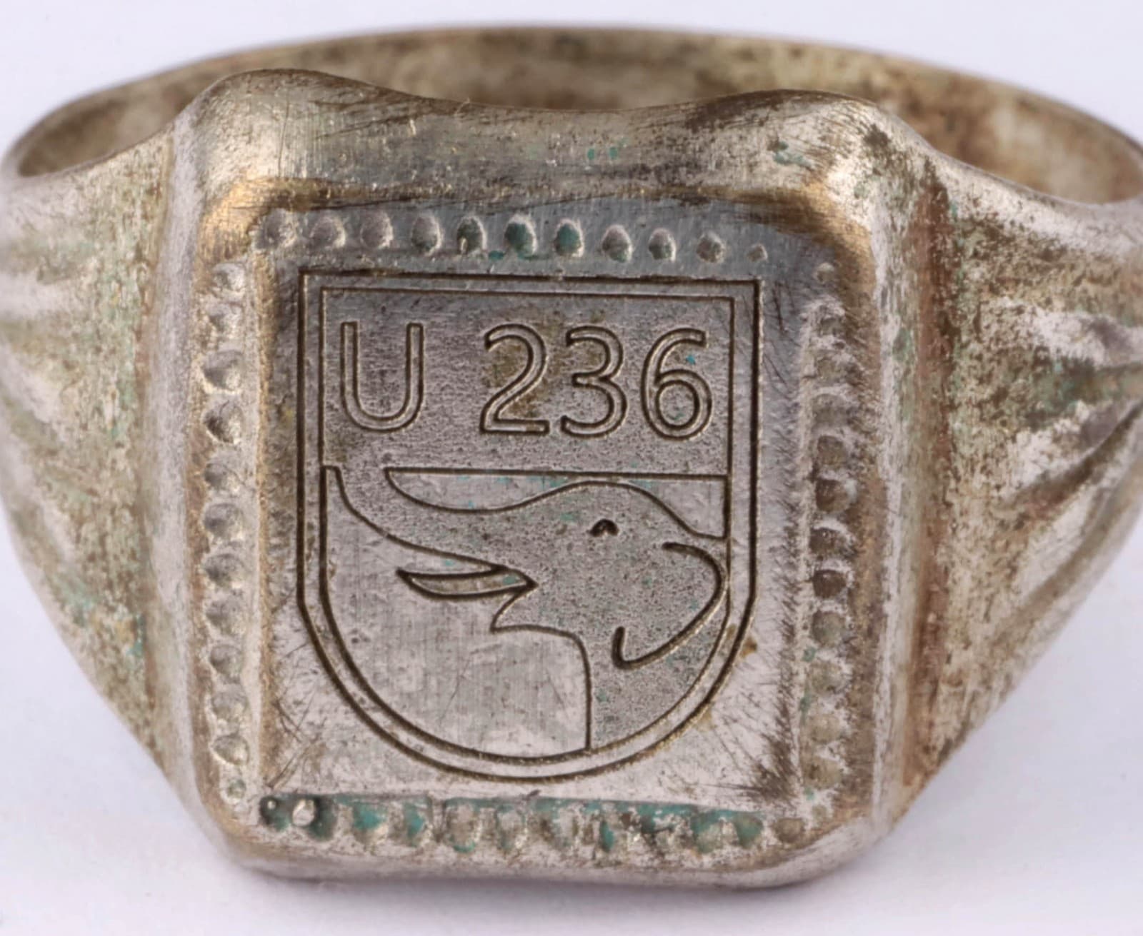 U 236 Elephant U-boat WW2 German ring naval submarine U-Boot Kriegsmarine Navy 5