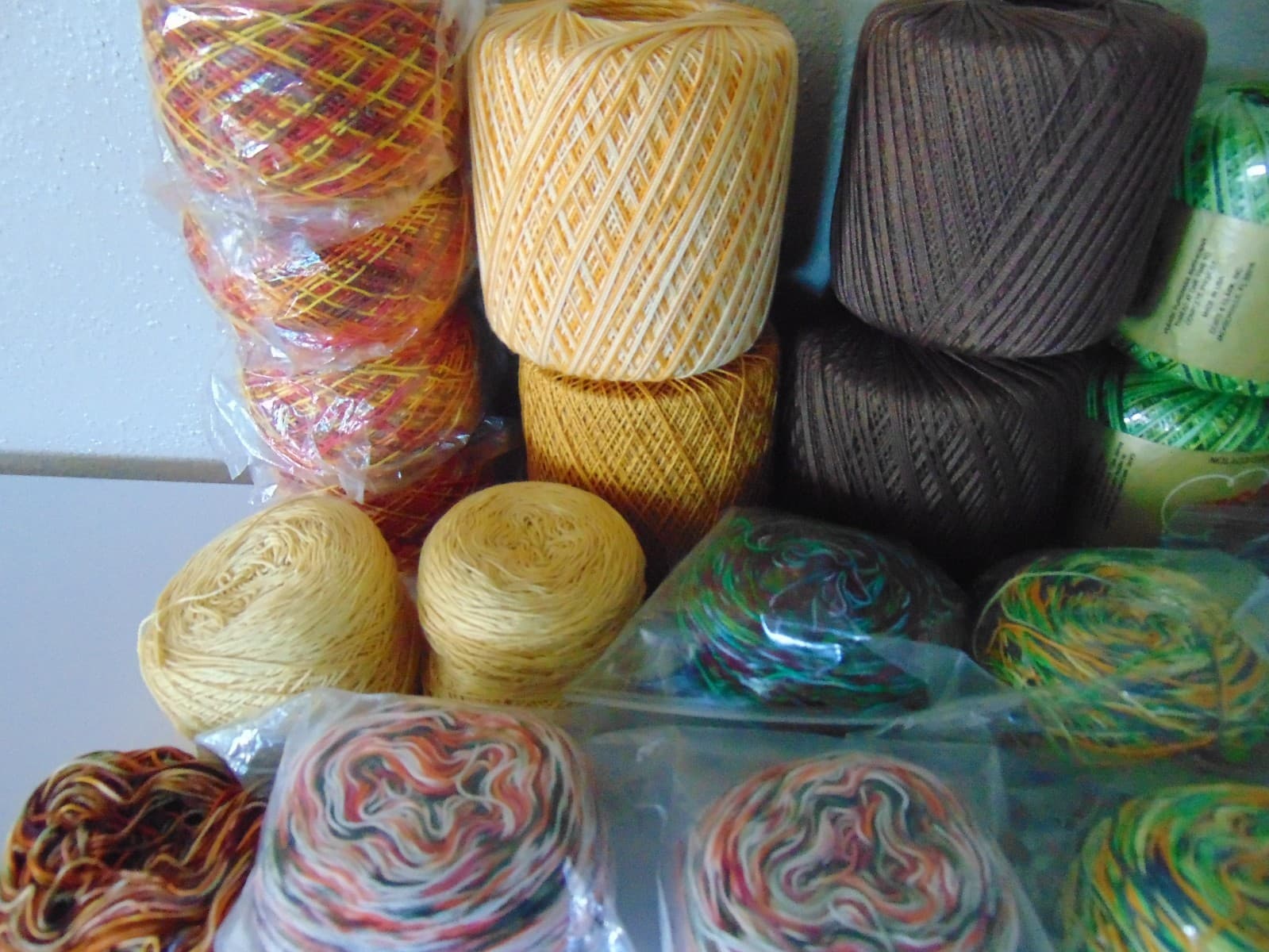 Lot Of 22 New Crochet Thread-Variety Lot-14 hand dyed-8 regular 3