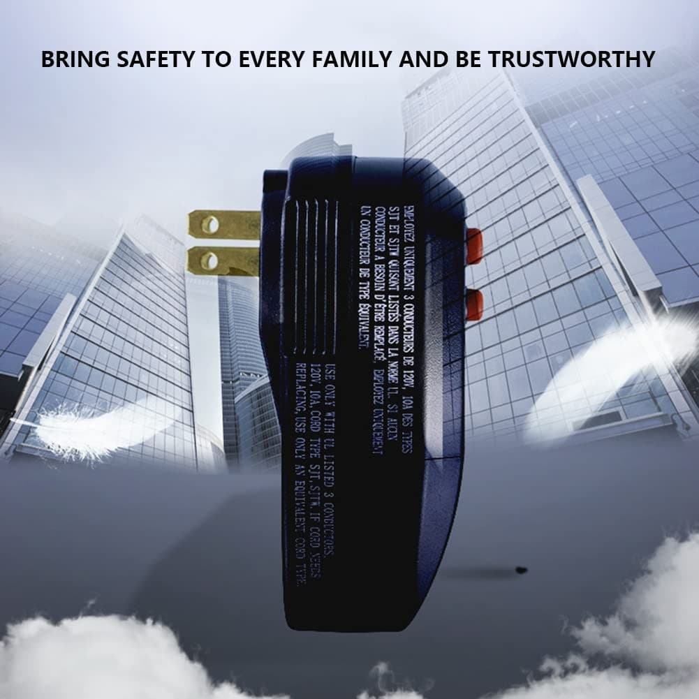 GFCI Replacement Plug Assembly,Ground Fault Circuit Interrupter Safety RCD...  4