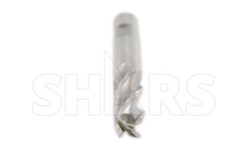 Shars 1/4" x 3/8" HSS 4 Flute Single End Long Length Flute End Mill !} 2