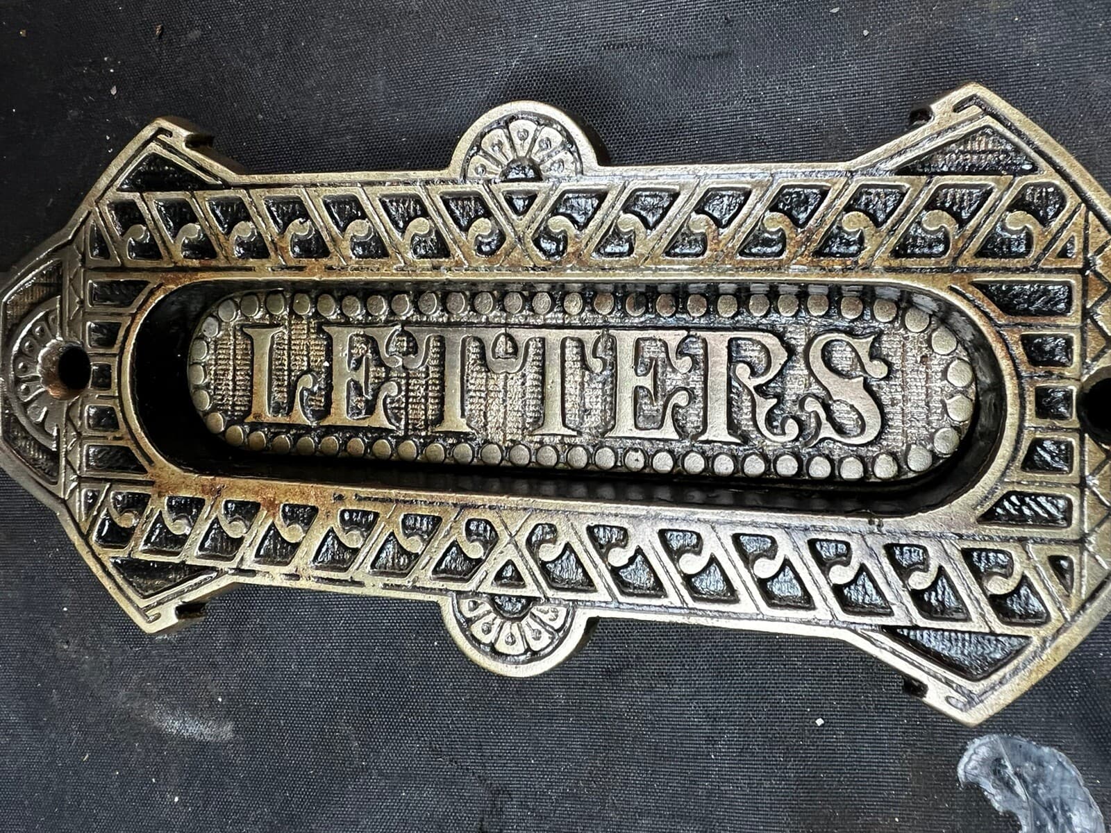 Sargent Bronze Victorian Eastlake Mail Slot 1800’s To 1910 5