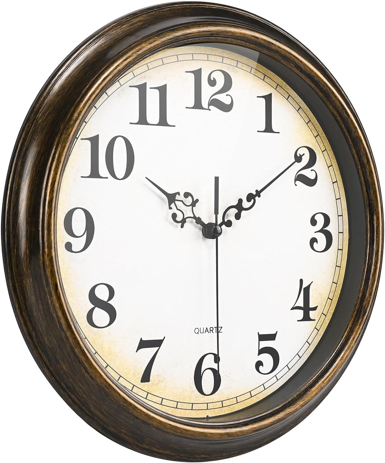 Wall Clock Battery Operated Silent Non-Ticking Vintage Wall Clock for LivingRoom 2