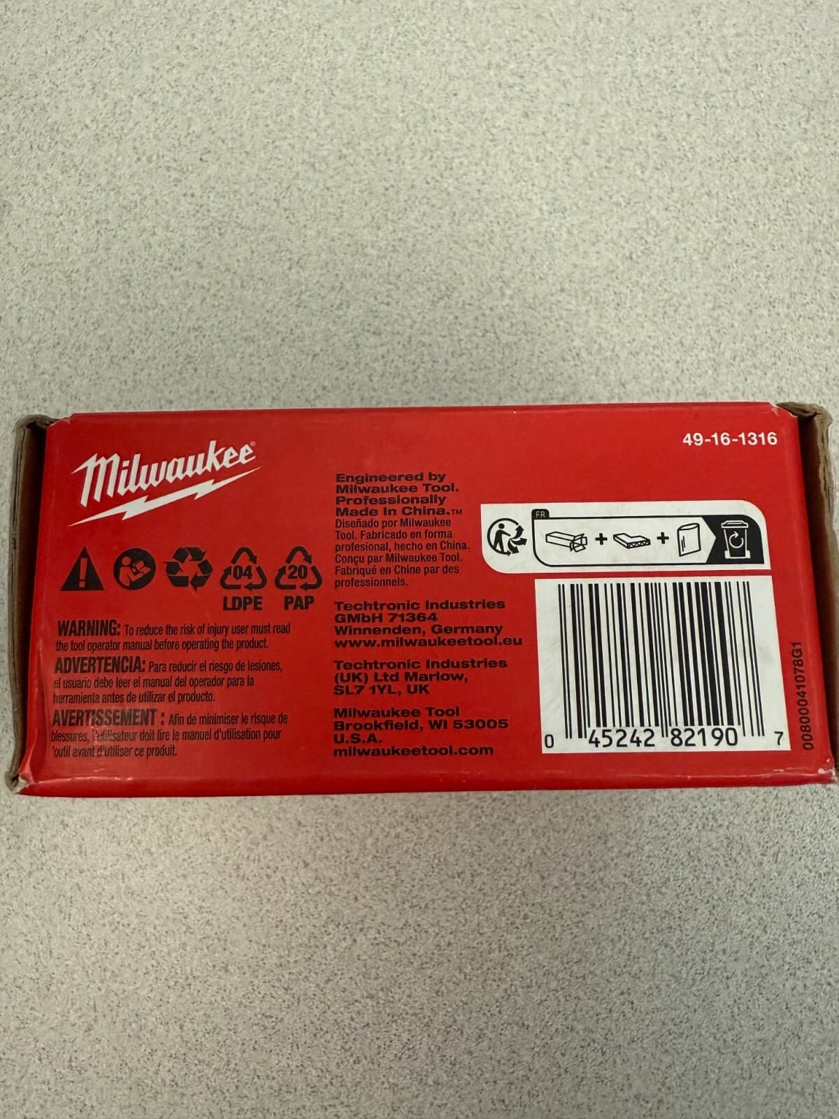 Milwaukee 13/16" x 1-5/8" Single Channel Strut Shearing Dies 2-Piece 49-16-1316 2