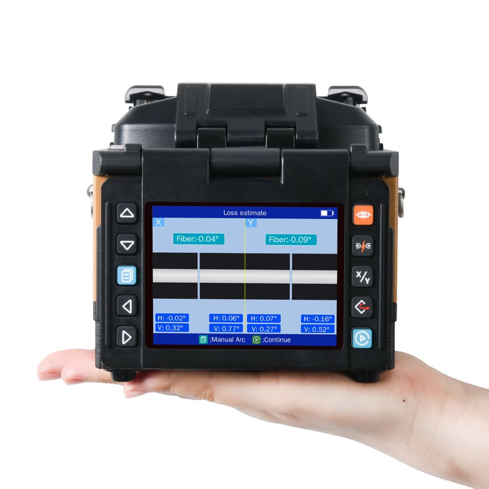 Jilong 500E FTTx Fiber Optic Fusion Splicer Support Active-Clad Alignment Splice 4