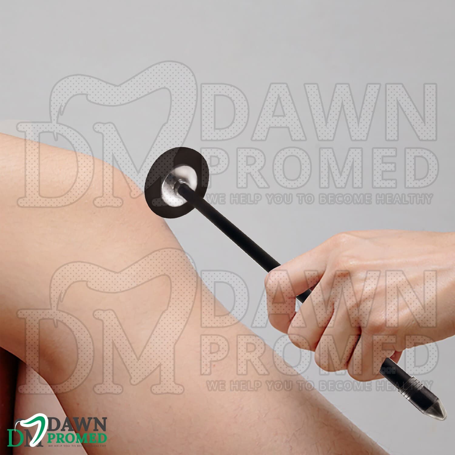 Queen Square Neurological Reflex Hammer Black 9" Short Plastic Handle Diagnostic 4