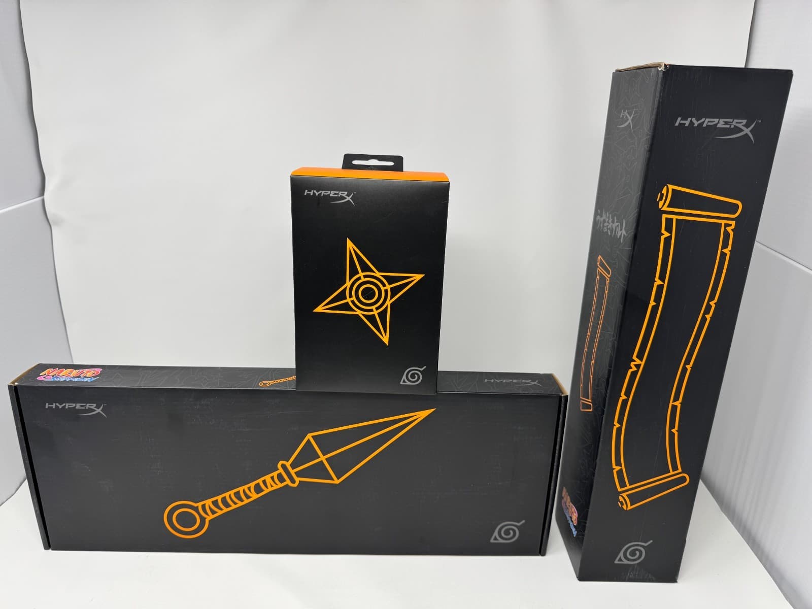 ✅New Sealed✅ HyperX Pulsefire Haste Naruto Ed Mouse+Pad+Alloy Origins Keyboard