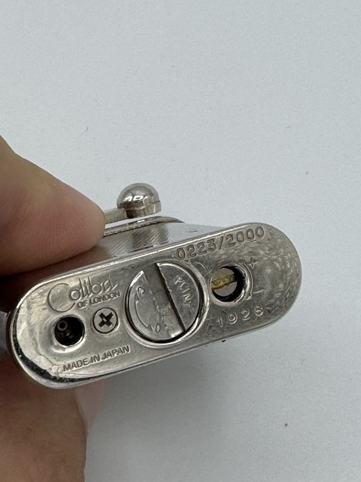 Rare Vintage Colibri Kickstart Lighter Untested 5