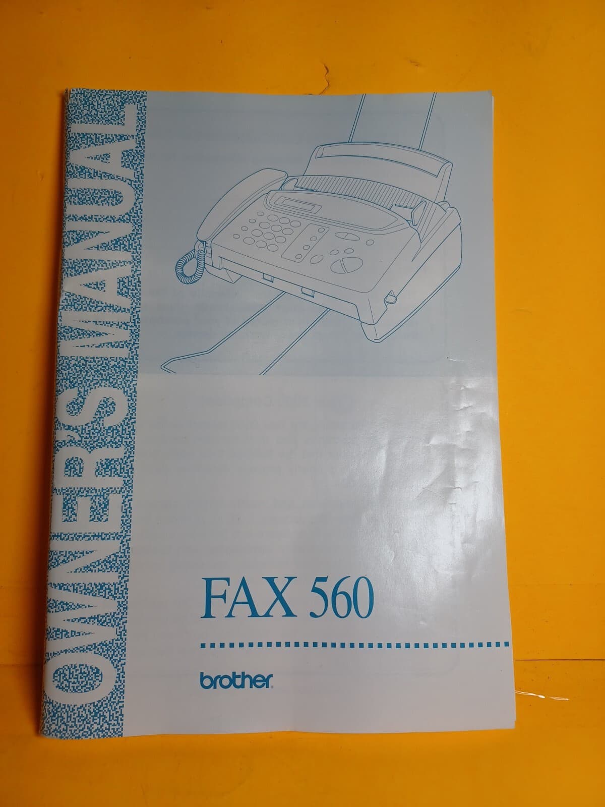 Brother Fax Machine 560 Owners Manual - Instructions