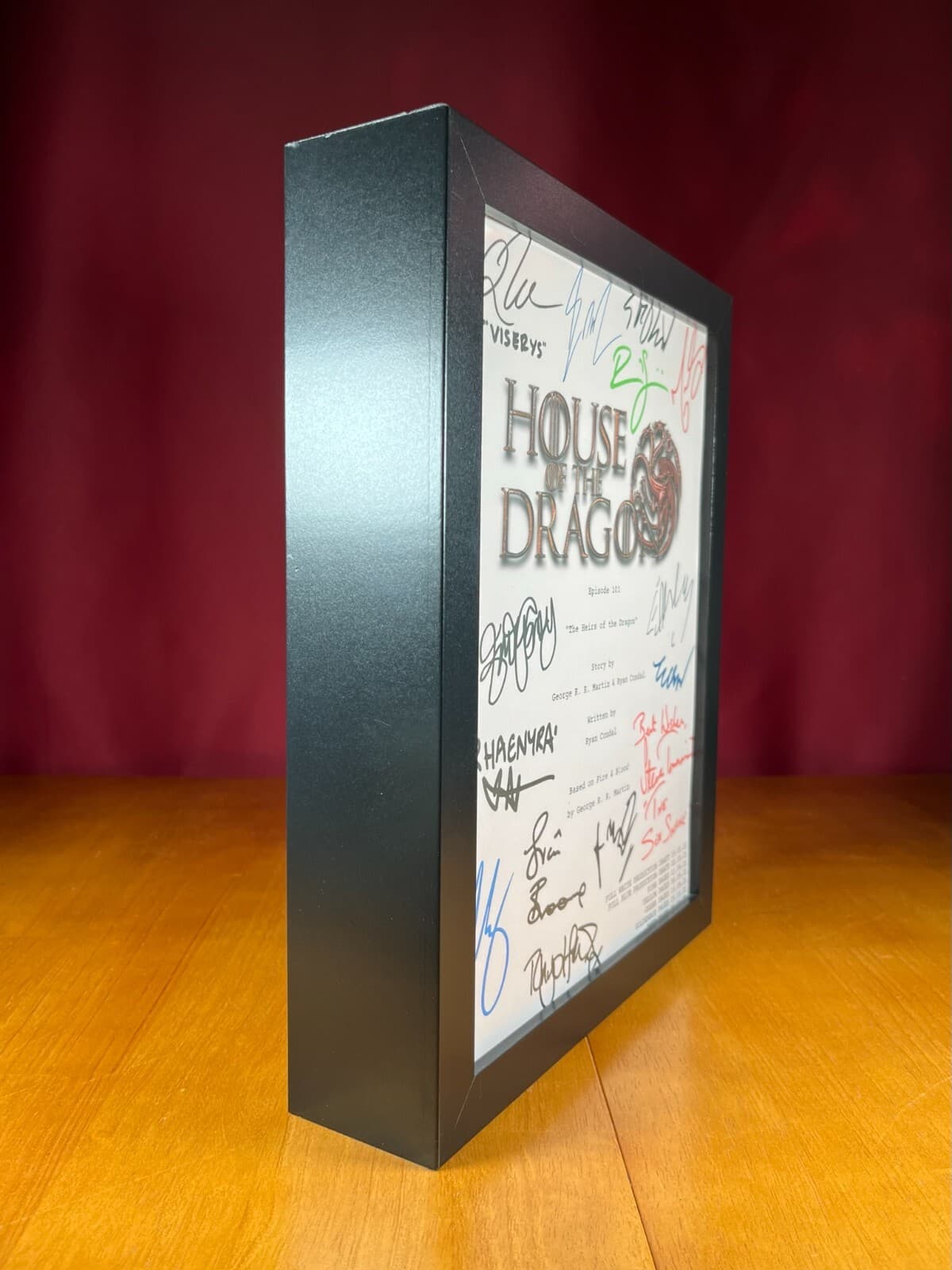 House of the Dragon Pilot Script Signed- Autograph Reprints- 76 Pages 4