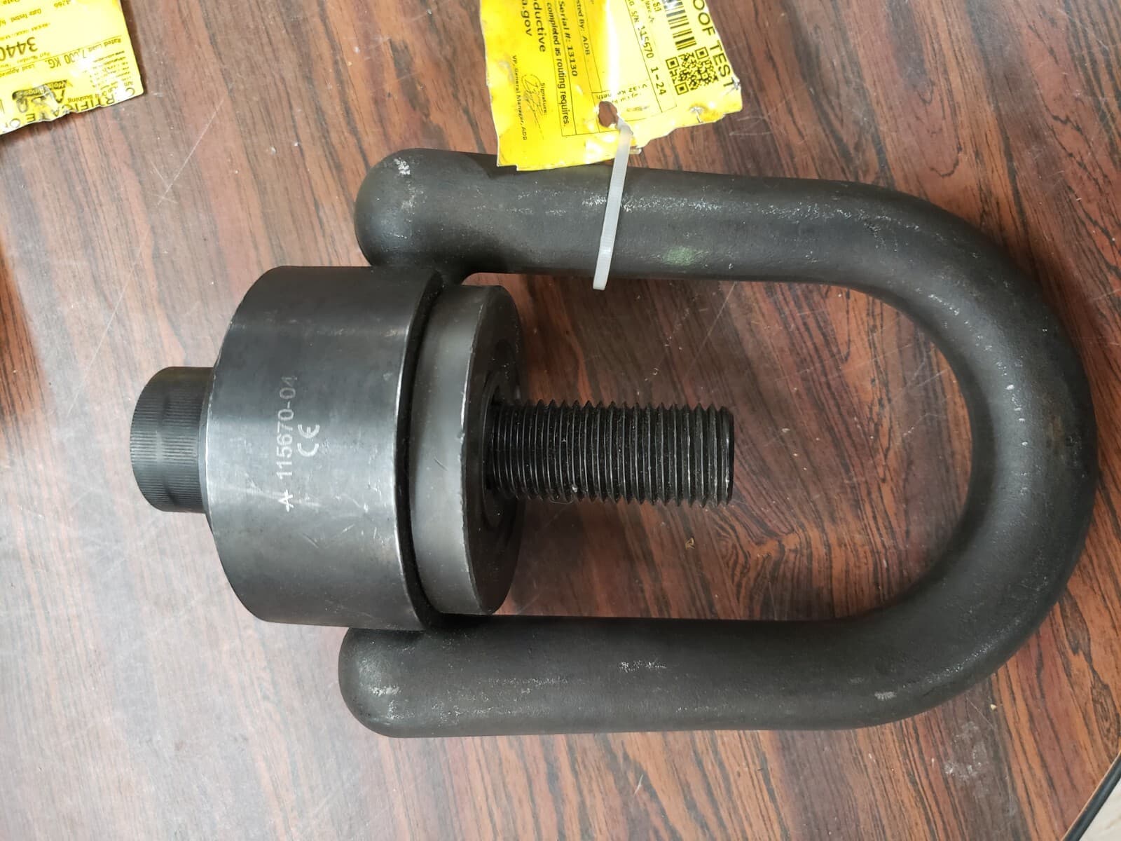 American Drill Bushing 34401 Hoist Ring 7000KG Load Capacity M30x3.5 Thread Size