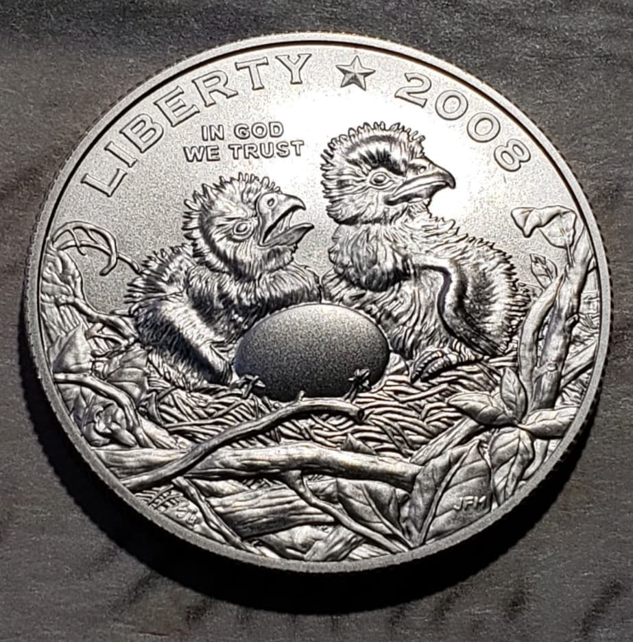 2008-S Bald Eagle Commemorative Half Dollar with Vintage Stamps - Nice W21 3